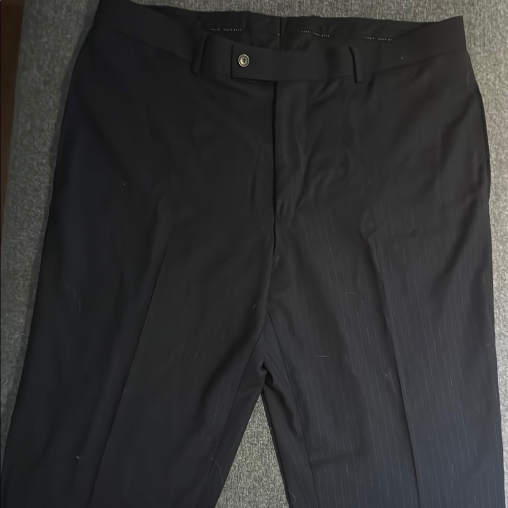 Hugo Boss Black Dress Pants with Subtle Texture